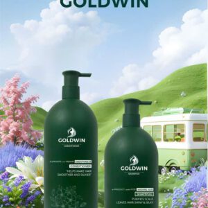 Dầu Gội Xả Goldwin xanh lá 2000ml