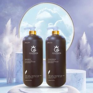 Cặp dầu gội xả Goldwin nâu 2000ml