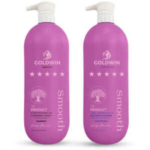 Cặp dầu gội xả Goldwin hồng phiên bản mới 2000ml
