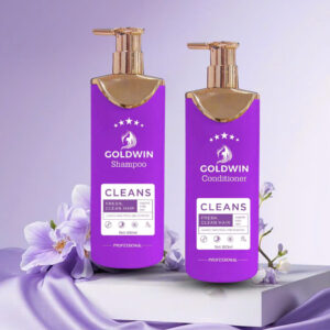 Dầu gội xả Goldwin 800ml sạch gầu tím