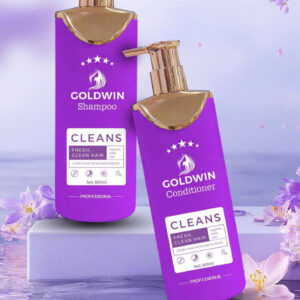Dầu gội xả Goldwin 800ml sạch gầu tím