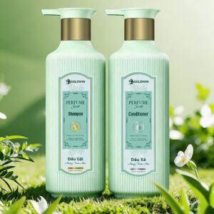 Dầu gội xả Goldwin 800ml xanh hương nước hoa